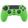 Assecure Pro Soft Silicone Protective Cover With Ribbed Handle Grip Green Ps4