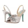 Betsey Johnson Briel Silver Satin