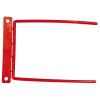 Q-Connect Alonja de mare capacitate, pentru arhivare, insertie metalica, 100buc/set D-Clip - rosie