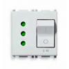 Vimar Priza cu intrerupator automat 10A 2 module, 2 pozitii