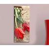 Clock Art Tablou cu ceas Tullip 30x70 cm