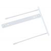 Q-Connect Alonja de mare capacitate, pentru arhivare, plastic, 100buc/set Z-Clip - alba