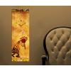 Clock Art Tablou cu ceas Indian 30x90 cm