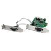StarTech.com 2 Port Low Profile Native RS232 PCI Express Serial Card with 16550 UART PEX2S553LP