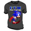Sonic Tricou For The Win Charcoal Marime 2XL