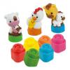 CLEMMY Set de joaca cuburi moi parfumate Ferma animalelor