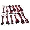 CableMod Kit cabluri modulare B-Series DPP 10/11 Black/Red (CM-BDX-FKIT-KKR-R)