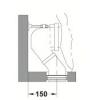 Gala Cot scurgere wc 90 grade Metropol BTW