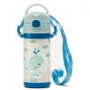 Irisana Termos cu Pai din Silicon, bleu 320 ml