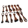 CableMod Kit cabluri modulare B-Series DPP 10/11 Black/Orange (CM-BDX-FKIT-KKO-R)