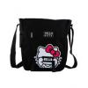 PIGNA Geanta De Umar Hello Kitty Neagra Si Minge Cadou