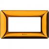 BTicino Rama ornament 4 module, auriu lucios, gama Matix AM4804GOR