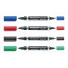 Staedtler Lumocolor® permanent duo 348 M+F negru