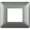 BTicino Rama ornament 2 module, alb textura, gama Matix AM4802TBC