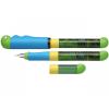 Schneider Stilou Base Kid (tip A - incepator) - corp gri/verde cu decor