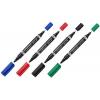 Staedtler Lumocolor® permanent duo 348 B-F albastru