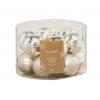 Boltze Set 12 globuri decorative Night Large Champagne