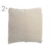 Country Club Set 2 fete de perna Chevron Cream 43x43 cm