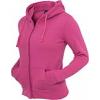 Urban Classics Hanorace urban simple cu fermoar Roz