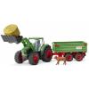 Schleich Tractor with trailer 42379