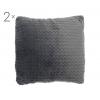 Country Club Set 2 fete de perna Chevron Grey 43x43 cm