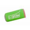 U-Grow Sticla si Husa Termoizolanta UBTL-308GRN, 308 ml, Verde/Roz