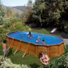 ManufacturGre Piscina ovala 730x375 x132 cm KITPROV738WO