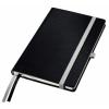 Leitz Caiet A5 Style, negru satin, hartie crem - velin L-44520094
