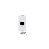 Vimar Priza telefon RJ11 6/4, 1modul alb - NEVE