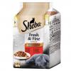 Sheba Fresh & Fine Mini - selecție carne 6 x 50 g