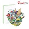 Cubic Fun Puzzle 3D City Scape New York, 55 piese