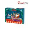 Cubic Fun Puzzle 3D Tunul clown-ului, 52 piese