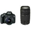 Canon EOS 4000D black + EF-S 18-55mm + EF 75-300mm