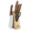 BOHMANN Set 7 piese, suport lemn, Maro BH5127WD