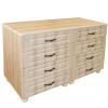 Spectral Mobila Comoda Dynasty Sonoma cu 8 sertare si blat MDF