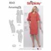 Simplicity Tipar rochie S 8543