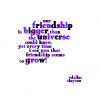 Quotable Cards Felicitare - Our Friendship Is Bigger