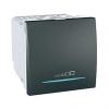 Schneider Electric MGU3.515.12 Unica Top/Class - pushbutton dimmer - 230 VAC - 20...250 W/VA - graphite