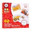 Bigjigs Set 3 puzzle Vehicule pentru constructii BJ817