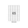 SMART labels Etichete autoadezive albe mate colturi drepte 65/A4(38x21.2mm)
