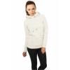 Urban Classics Hanorace urban cu gluga si guler inalt Alb