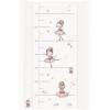 Ceba Baby Blat de Infasat cu intaritura 50x70 cm, Balerina, Alb