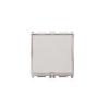 Vimar Intrerupator cu revenire PULSANT SPECIAL 1P NO 10AX cu eticheta alb 2 module - PLANA
