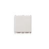 Vimar Intrerupator cu revenire PULSANT 1P NO 10AX alb 2 module - PLANA
