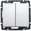 Legrand Intrerupator dublu cap-scara alb Valena 774408