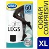 Scholl Light Legs 60 Negru, XL