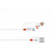 Skross USB lightning alb 1m Essentials Line
