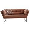 Heinner HR-EVDS2RLX-BWN, 2 locuri, 175 x 88 x 80 cm, model Relax, Maro
