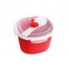 Snips Caserola pentru gatit cereale Airtight Red 2.7 L