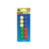 Starpak Magneti colorati pentru tabla magnetica, diametru 22mm, set 12 bucati